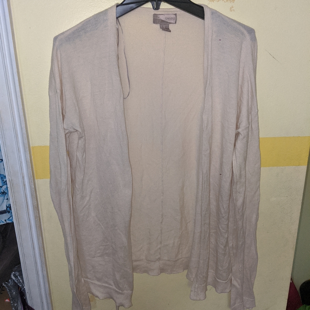Lightweight cream cardigan